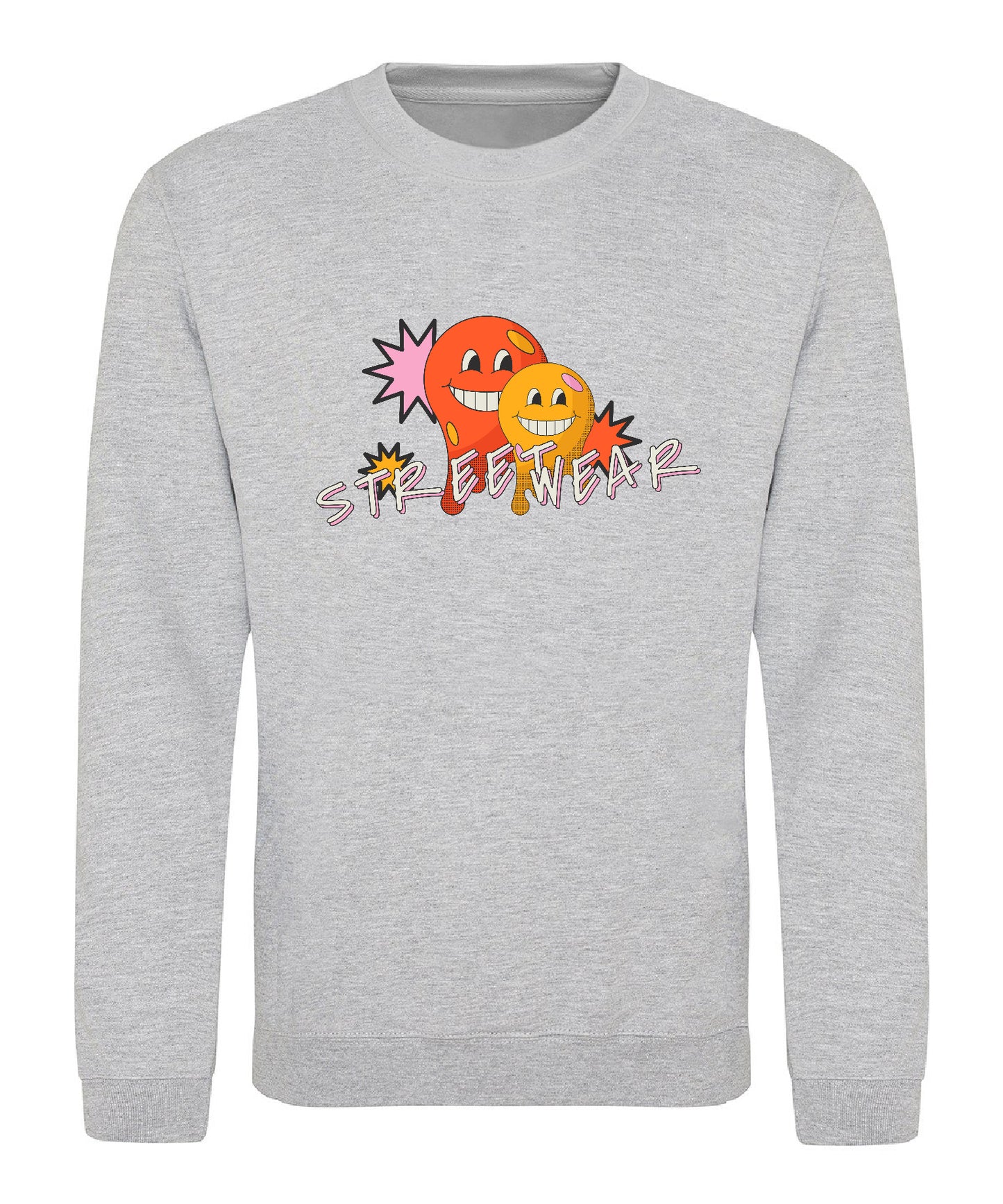 Streetwear Sweatshirt Grey