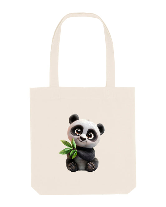 Panda Woven Tote Bag