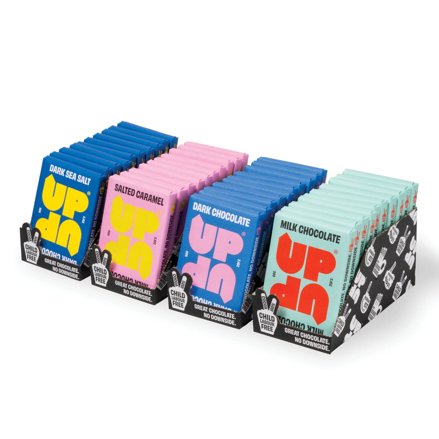 UP-UP Dark Chocolate Bar 60g | Ethical | Vegan | High ROS